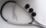 Squash racket & balls 